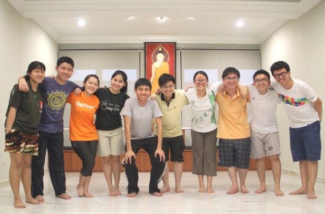 Nalanda youths who volunteered to paint the centre showed team spirit and a genuine sense of camaraderie.