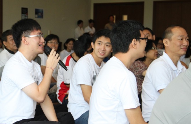 The audience responded enthusiastically and asked many interesting questions during Ayya Susīlā's Dhamma talk.
