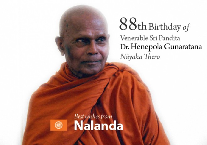 Bhante G's 88th birthday