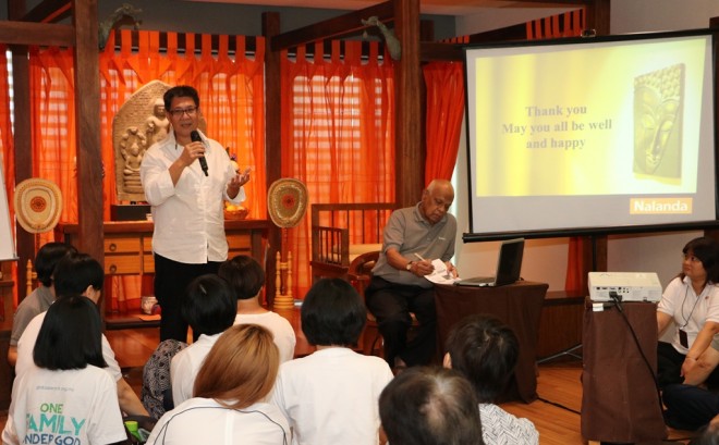Group representative sharing their conclusions.