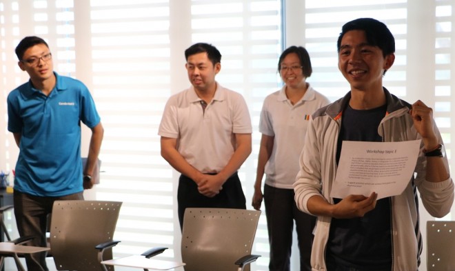 Group presentation gives participants the opportunity to understand the topic better.