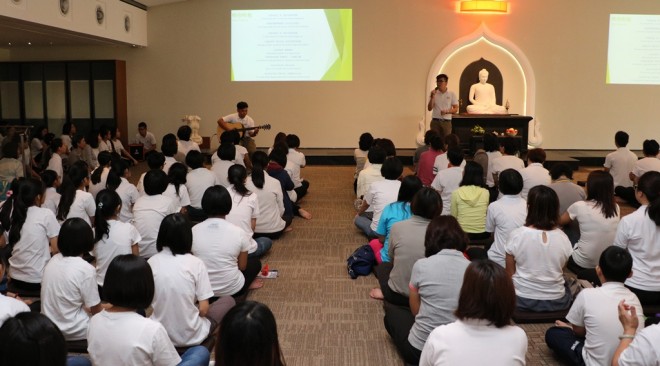Nalanda youths mesmerizing everyone with blissful melodies.