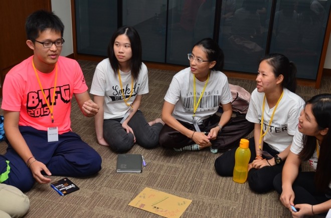 The course attracted a number of young participants.