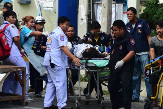 Injured in Hua Hin.