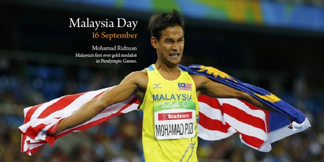 Malaysia's first Golden Paralympian - Mohamad Ridzuan.