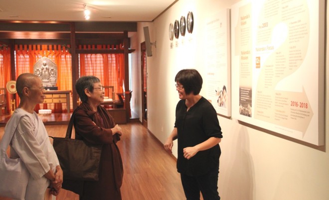 Tour of Nalanda Centre.