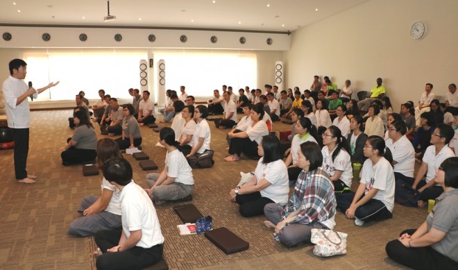 Buddhism offers the way to complete mental health by eradicating defilements. 