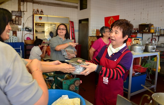 Surprised by gifts.