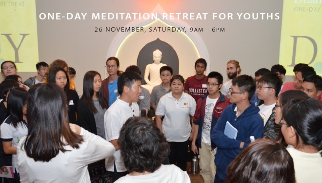 Dhamma-in-Youth Meditation Retreat in November 2016.