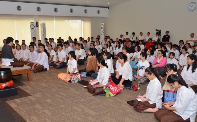 Bro. Tan elaborating on the ‘Five Powers’ (‘Pañca Balā’).