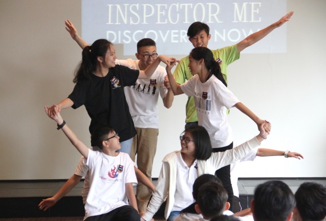 Teenage participants unleashing their creative minds.