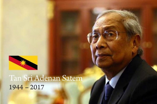 Tan Sri Adenan Satem (1944 - 2017).