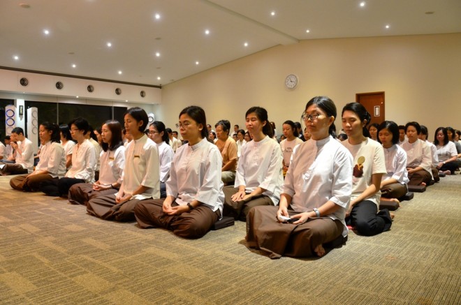 Instead of ‘counting down’ to the New Year, Nalandians ‘calm down’ with meditation and reflection.