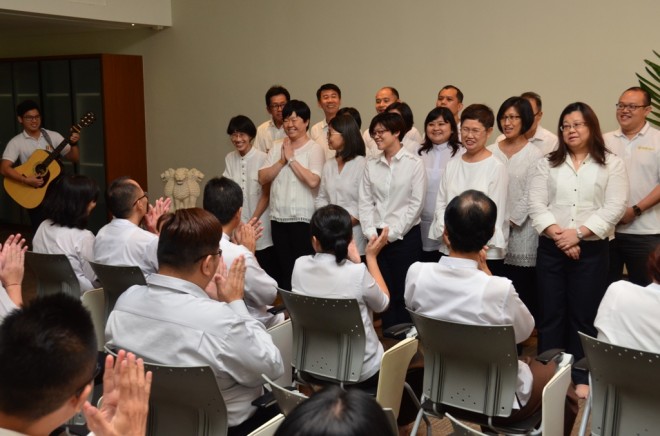 There were lovely performances by students to enliven the occasion.