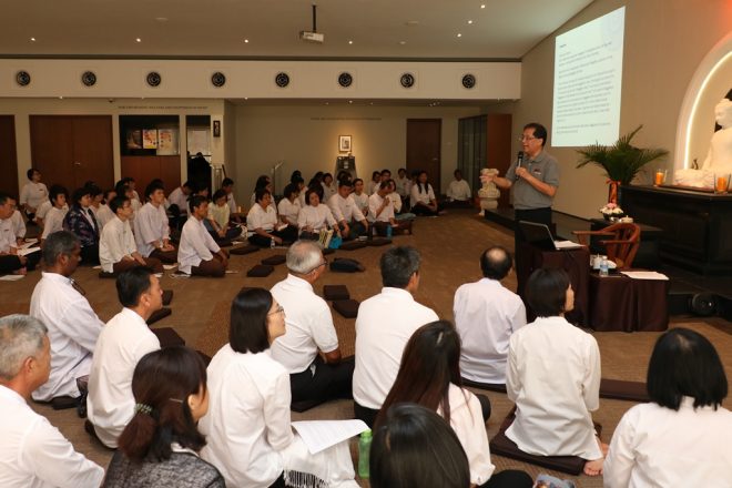 Sutta Study session conducted by Achariya Tan Siang Chye.