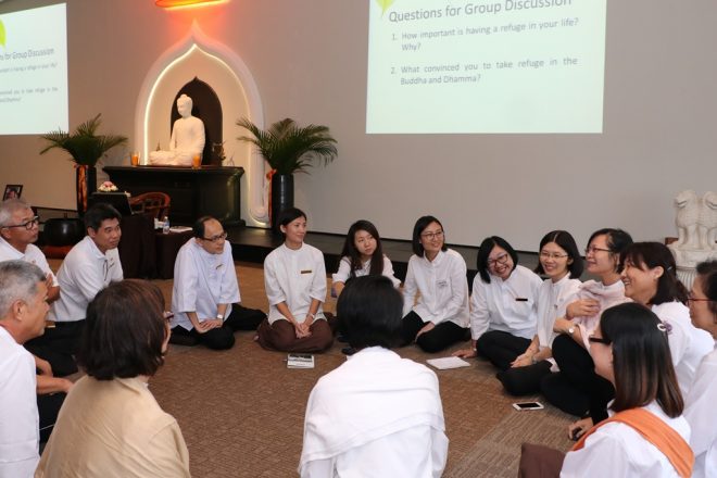 Discussions on Dhamma to consolidate our learning.