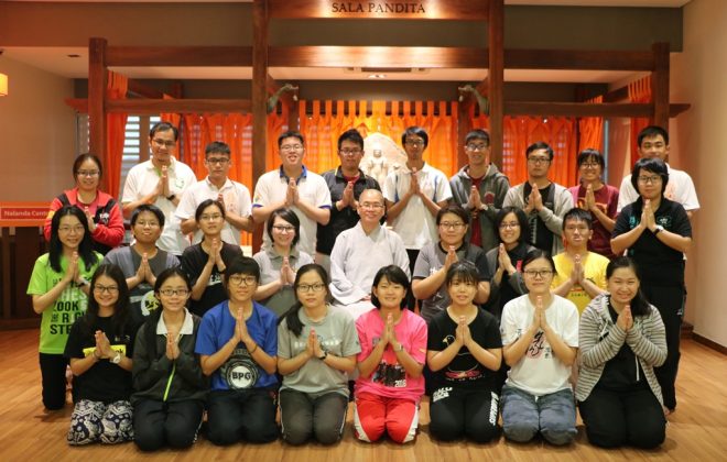 PBUM members with Ven. Ji Chi after her talk at Nalanda Centre.